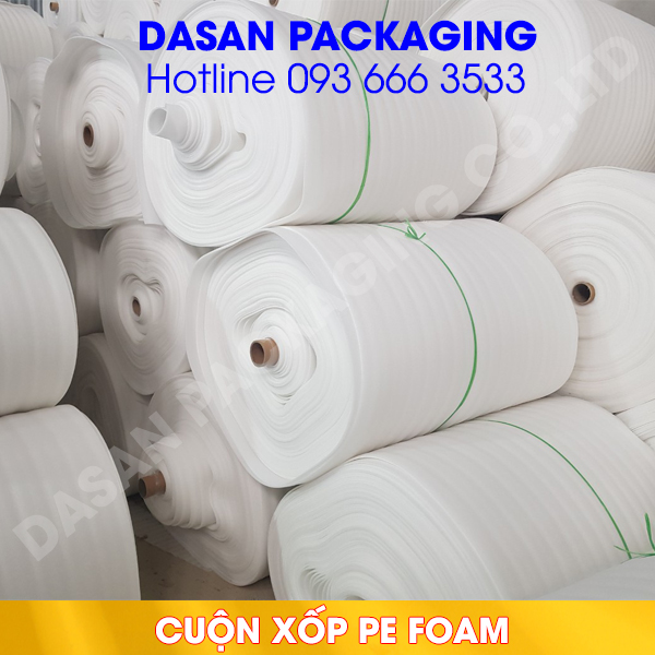 Cuốn mút xốp PE Foam - Chi Nhánh - Công Ty TNHH Dasan Packaging
